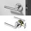 Poignée de porte Terra Design moderne dissimulé pour (lit et salle de bain) - Style minimaliste élégant en chrome-114645705