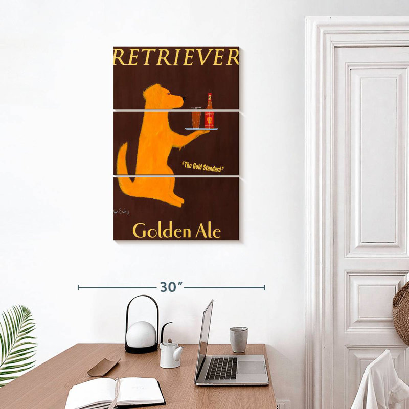 Yarlin Retriever Golden Ale, 32" H x 20" W