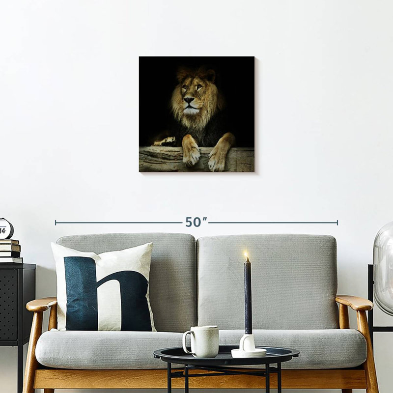 Brampt Imperious Lion, 20" H x 20" W