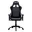Fauteuil de jeu ergonomique noir à dossier haut