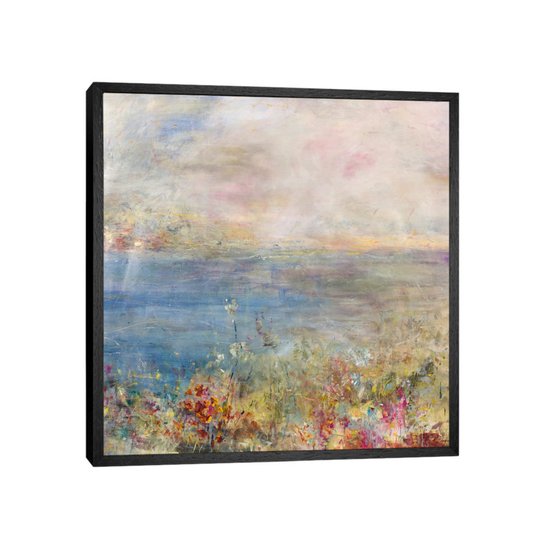 Maybe A Dream by Julian Spencer - Painting on Canvas, 66.04 cm H x 66.04 cm W, Black Framed Canvas