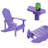 Wesley HIPS Adirondack Chair Weather Resistant-395921784