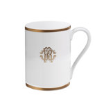 Mug Cup SILK in Luxury Box Gold diam. 3.9in, H 3in, cap. 12.5 oz