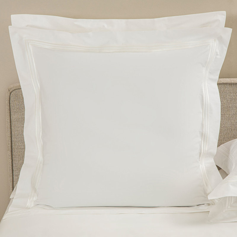 Triplo Bourdon Sham, White/Milk, Euro