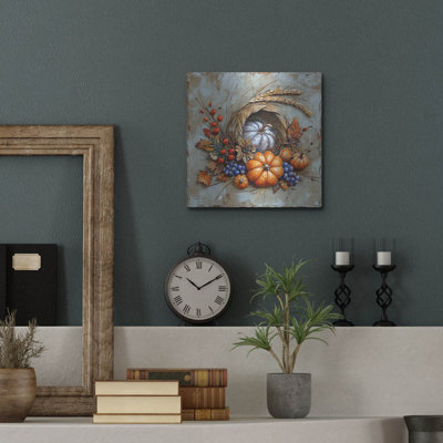 Luxe Metal Art 'Harvest Display' by r3darch0n Metal Wall Art