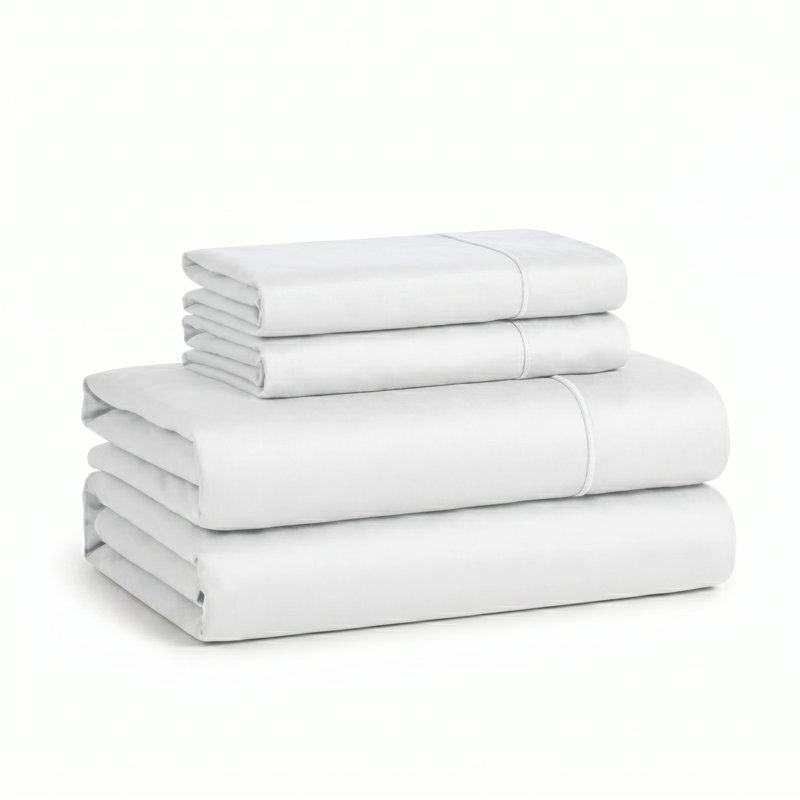 Quality Egyptian Quality Cotton 300 Thread Count Sheet Set, Queen Sheet Set, White