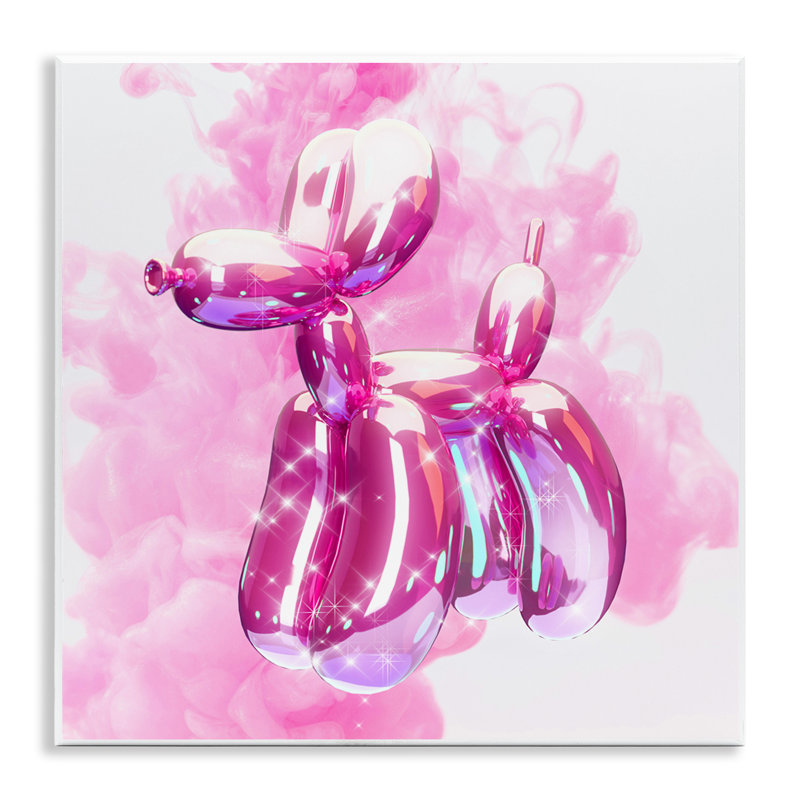«Pink Glam Balloon Dog» par Ziwei Li