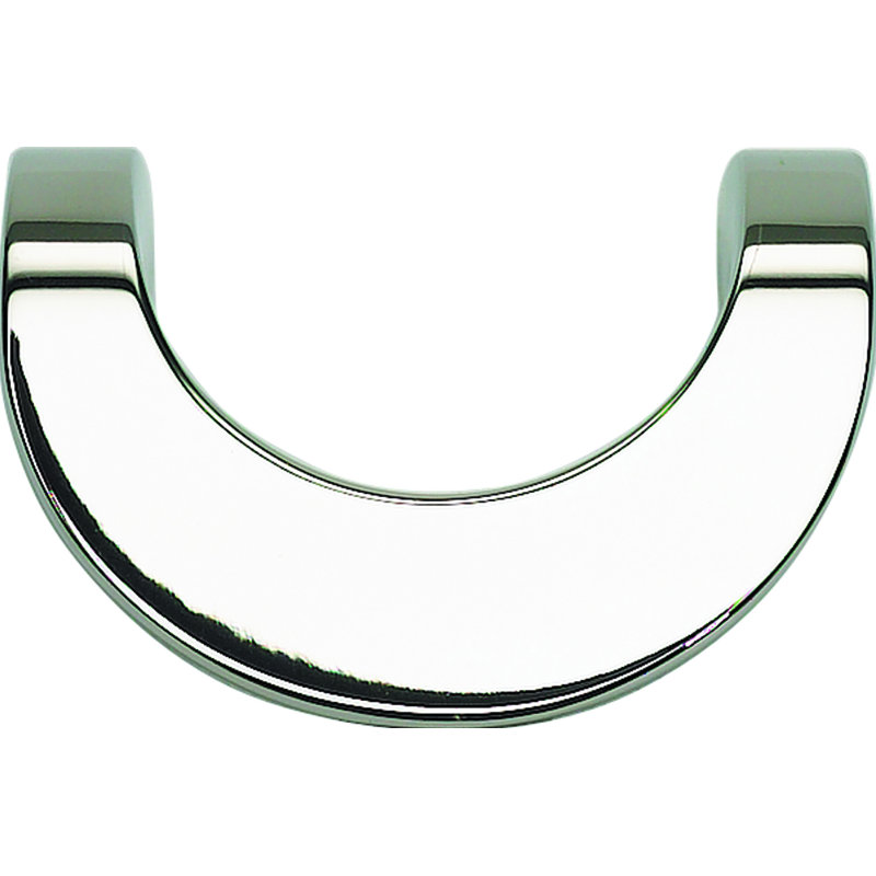 Loop 1 1/4" Center to Center Finger pull, Polished Steel, 1 1/4"
