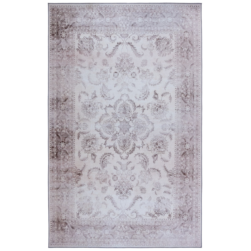 Tucson 219 Performance Machine Washable Oriental Rug, Round 6'