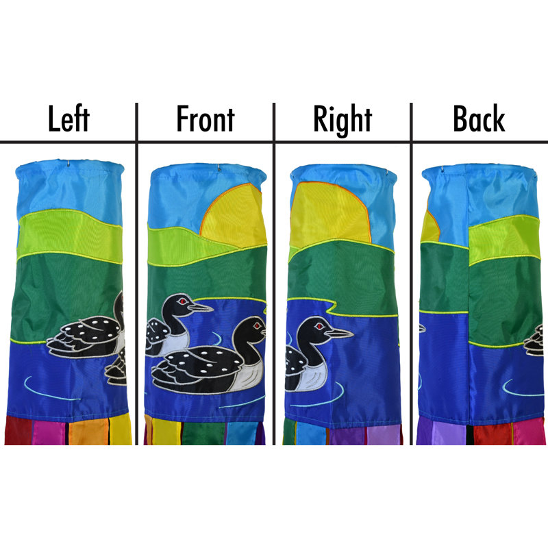 Pair of Loons 40" Windsock