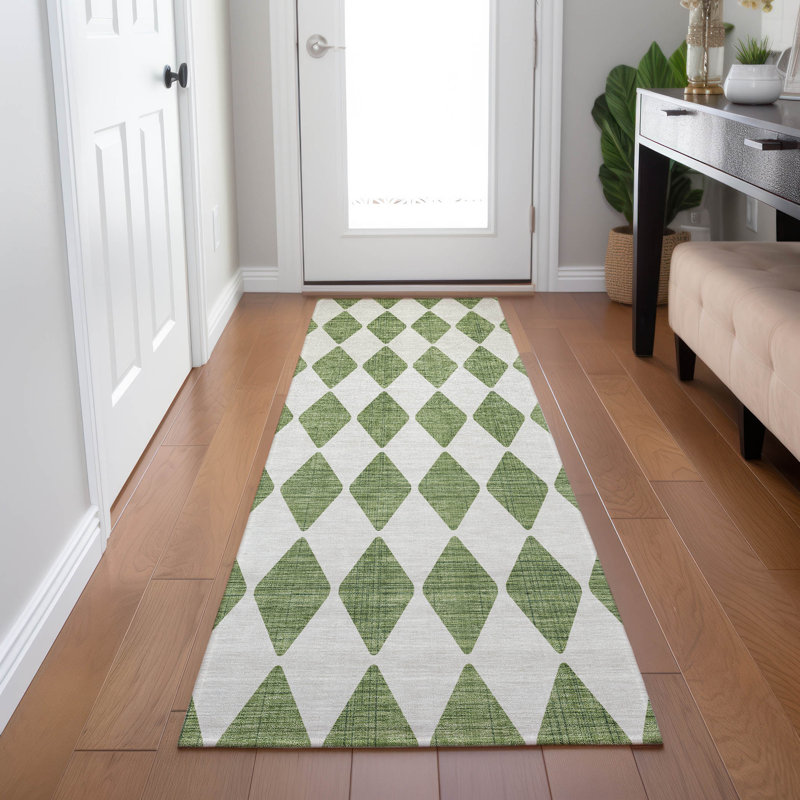 Tapis intérieur / extérieur Fayme, Tapis de couloir 2 pi 3 po x 7 pi 6 po
