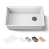 Billings Undermount Single-Bowl Workstation Kitchen Sink