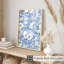 «Floral Winter Blue Flowers», reproduction d'art non encadrée-1004978843