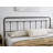 August Grove® Metal California King Size Headboard, Adjustable Height, Farmhouse Victorian Style, Steel Headboard Only For Bedroom, Easy Assembly, Black-2010374288-2010374294