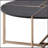 Black & Champagne Finish Coffee Table