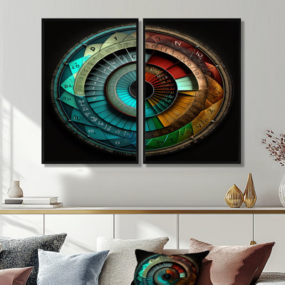 Cosmic Calculations, ancienne Cartographie II - astrologie spirituelle, art mural