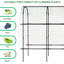 Grand treillis d'arche de jardin pour plantes grimpantes, grand treillis d'arbre de soutien de vigne
