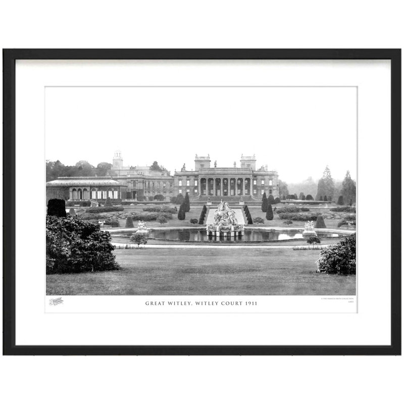 Great Witley, Witley Court 1911 - Single Picture Frame Print, 60cm H x 80cm W x 2.3cm D