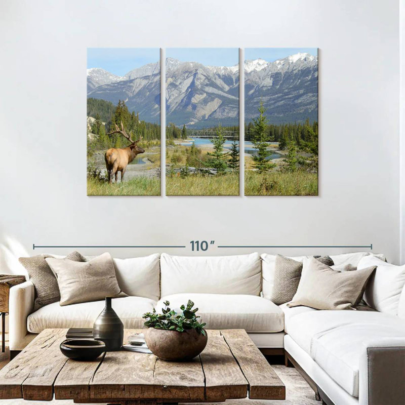 Jasper Elk, 48" H x 74" W