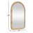 Izel Raffia Arch Mirror