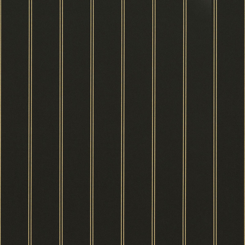 Sunbrella 46" Stripes Fabric, Black