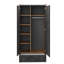 Novak 2 Door Manufactured Wood Wardrobe