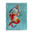Blue Abstract Flamingo