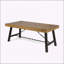 Table basse d'extérieur en bois d'acacia