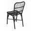 Ensemble de 2 chaises de patio en osier pour l'extérieur-1531199268