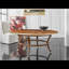 Modern History Round Walnut Dining Table