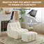 Fauteuil à billes 33,7 po avec repose-pieds-1766550368