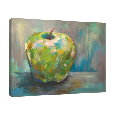 Reproduction d’art sur toile tendue, "Apple Green Still" par Jeanette Vertentes