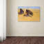 « indiens simulant buffalo », reproduction sur toile tendue-22558861
