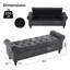Banc de rangement rembourré avec compartiments de rangement segmentés-457804617-436590127