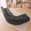 Canapé modulaire moderne semi-courbé avec repose-pieds ajustable-230431978