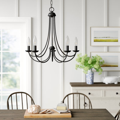 Lustre classique de style bougie Aveline Drea