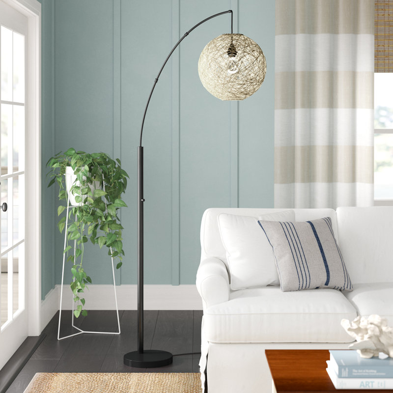 Lampe sur pied arquée 76,5 po Aline