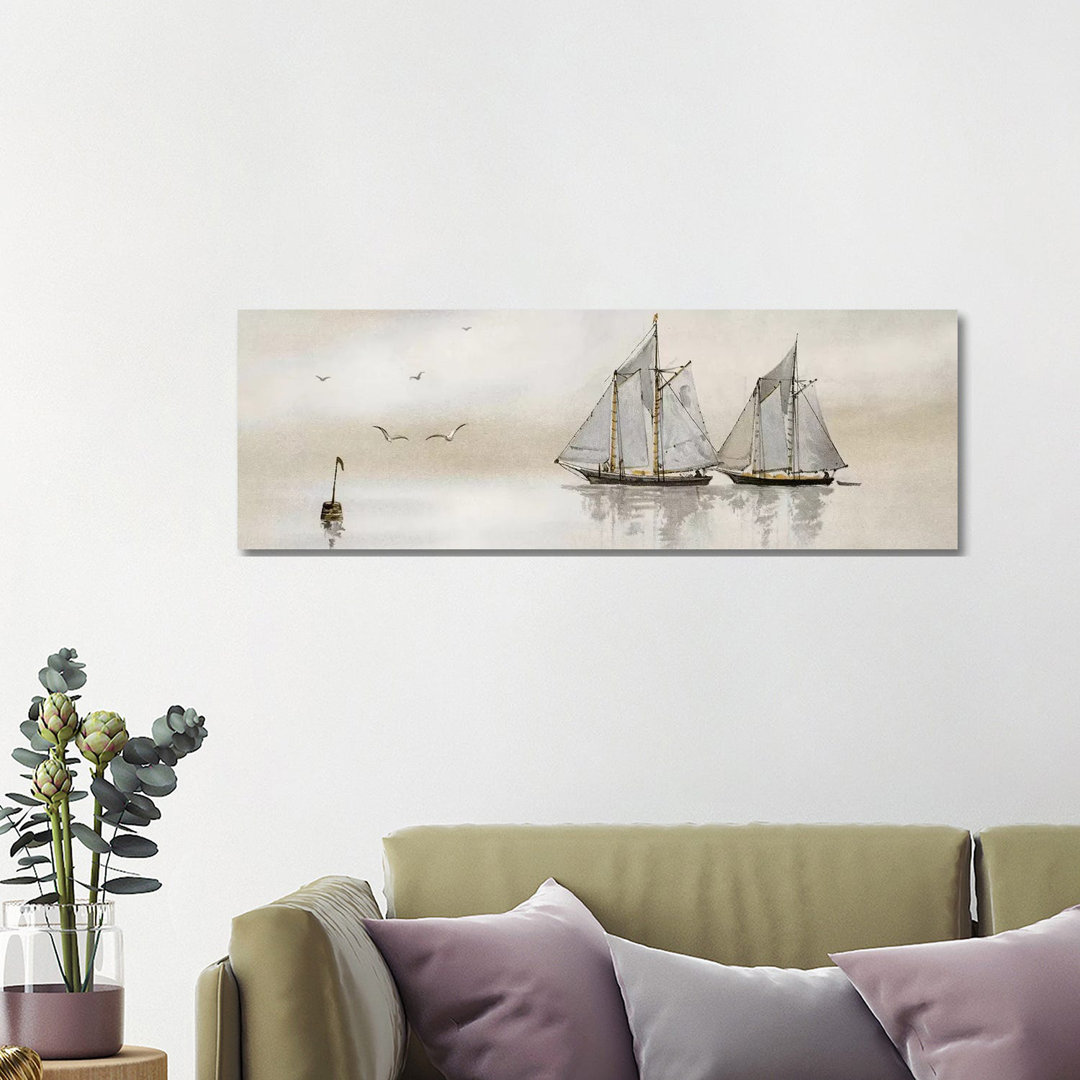 Mystic Sail I von Stellar Design Studio - Panorama-Galerie-Gewebe auf Leinwand Giclée auf Leinwand