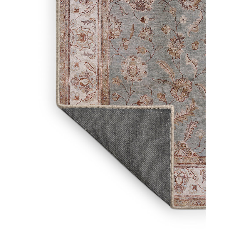 Tapis oriental bleu / brun Mogens, Rectangle 3 pi x 5 pi