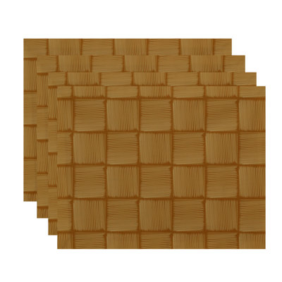 Ensemble de napperons 4 pièces Basketweave