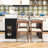 Multi-Functional Extendable Kitchen Island with Wheels, Hidden Storage and Built-In Charging Station-508933498