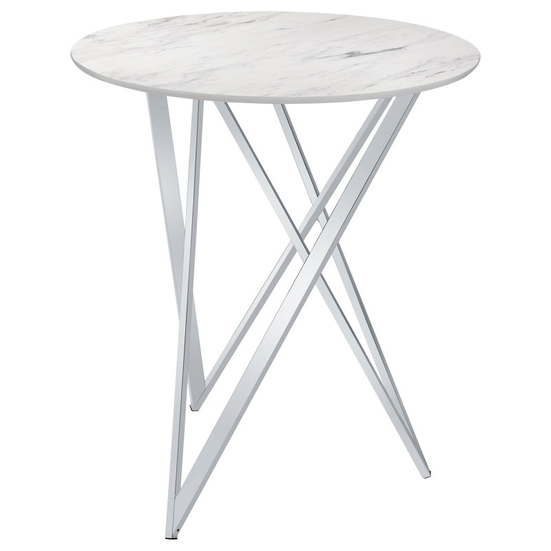 Ceilean Round Marble Top Dining Table