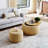 Round Storage Ottoman