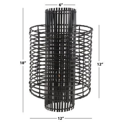 Lozko Wicker/Rattan Table Lamp