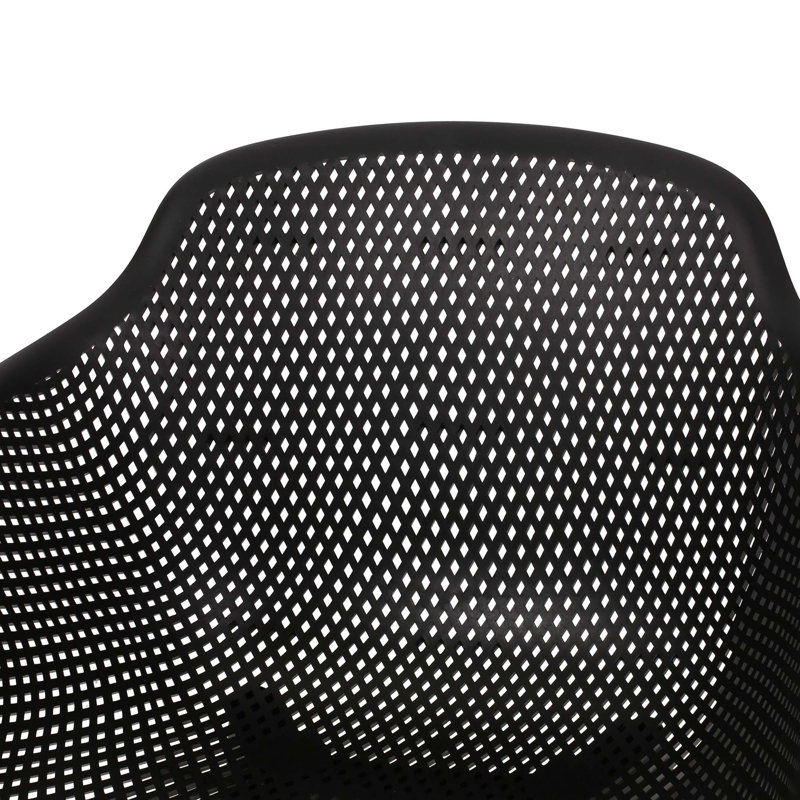 Chaise moderne Lotus, Noir