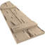 Timberthane à deux planches jointes avec niches en bois-64352693