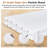 4 Tier Corner Shelf Bookcase, Tall Narrow Corner Storage Rack,  Wooden Display Shelf Organizer, Space Saving Bookshelf-469736817