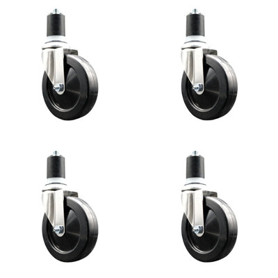 Hard Rubber Casters