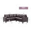 Canapé modulaire Newbury G464B-SC, brun foncé-1607470785