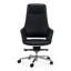 Liddell - Fauteuil de direction moderne en cuir noir